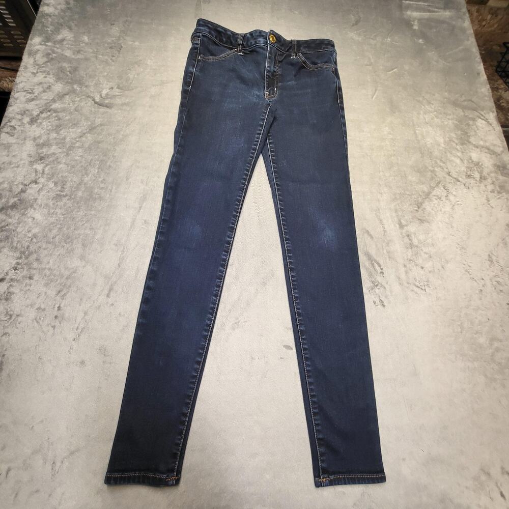 American Eagle Outfitters Jegging Womens 8 Tall Blue Dark Wash Skinny Denim